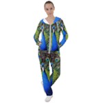 Peacock Bird Feathers Pheasant Nature Animal Texture Pattern Women s Tracksuit