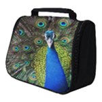 Peacock Bird Feathers Pheasant Nature Animal Texture Pattern Full Print Travel Pouch (Small)