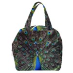 Peacock Bird Feathers Pheasant Nature Animal Texture Pattern Boxy Hand Bag
