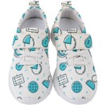 Pattern Business Graphics Seamless Background Texture Desktop Design Concept Geometric Kids  Velcro Strap Shoes