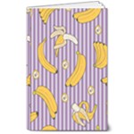Pattern Bananas Fruit Tropical Seamless Texture Graphics 8  x 10  Softcover Notebook