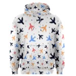 Airplane Pattern Plane Aircraft Fabric Style Simple Seamless Men s Core Hoodie