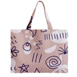 Abstract Leaf Nature Natural Beautiful Summer Pattern Zipper Mini Tote Bag