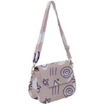 Abstract Leaf Nature Natural Beautiful Summer Pattern Saddle Handbag