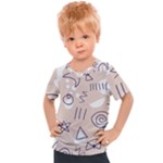 Abstract Leaf Nature Natural Beautiful Summer Pattern Kids  Sports T-Shirt