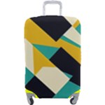Geometric Pattern Retro Colorful Abstract Luggage Cover (Large)