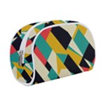 Geometric Pattern Retro Colorful Abstract Make Up Case (Small)
