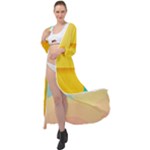 Colorful Rainbow Pattern Digital Art Abstract Minimalist Minimalism Maxi Chiffon Beach Wrap