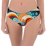 Waves Ocean Sea Abstract Whimsical Abstract Art Pattern Abstract Pattern Nature Water Seascape Reversible Classic Bikini Bottoms