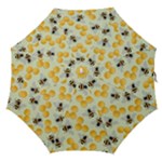 Bees Pattern Honey Bee Bug Honeycomb Honey Beehive Straight Umbrellas