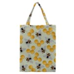 Bees Pattern Honey Bee Bug Honeycomb Honey Beehive Classic Tote Bag