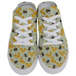 Bees Pattern Honey Bee Bug Honeycomb Honey Beehive Half Slippers