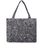 Black and white Abstract expressive print Mini Tote Bag