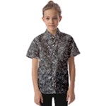 Black and white Abstract expressive print Kids  Short Sleeve Shirt