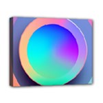 Circle Colorful Rainbow Spectrum Button Gradient Canvas 10  x 8  (Stretched)