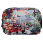 Digital Computer Technology Office Information Modern Media Web Connection Art Creatively Colorful C Make Up Pouch (Small)