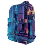 Digital Art Artwork Illustration Vector Buiding City Classic Backpack