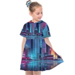 Digital Art Artwork Illustration Vector Buiding City Kids  Sailor Dress