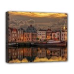Old Port Of Maasslui Netherlands Deluxe Canvas 20  x 16  (Stretched)