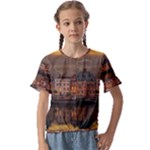 Old Port Of Maasslui Netherlands Kids  Cuff Sleeve Scrunch Bottom T-Shirt