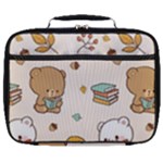 Bear Cartoon Background Pattern Seamless Animal Full Print Lunch Bag