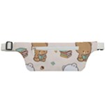 Bear Cartoon Background Pattern Seamless Animal Active Waist Bag