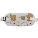 Bear Cartoon Background Pattern Seamless Animal Rounded Waist Pouch