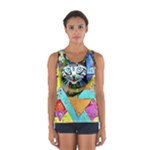 Kitten Cat Pet Animal Adorable Fluffy Cute Kitty Sport Tank Top 