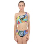 Kitten Cat Pet Animal Adorable Fluffy Cute Kitty Spliced Up Two Piece Swimsuit