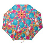 Circles Art Seamless Repeat Bright Colors Colorful Folding Umbrellas