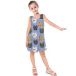 Cat Cat Background Animals Little Cat Pets Kittens Kids  Sleeveless Dress