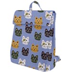 Cat Cat Background Animals Little Cat Pets Kittens Flap Top Backpack