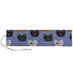 Cat Cat Background Animals Little Cat Pets Kittens Roll Up Canvas Pencil Holder (L)