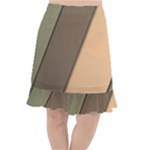 Abstract Texture, Retro Backgrounds Fishtail Chiffon Skirt