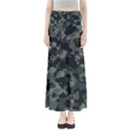 Camouflage, Pattern, Abstract, Background, Texture, Army Full Length Maxi Skirt