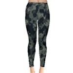 Camouflage, Pattern, Abstract, Background, Texture, Army Inside Out Leggings
