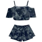 Camouflage, Pattern, Abstract, Background, Texture, Army Kids  Off Shoulder Skirt Bikini