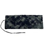 Camouflage, Pattern, Abstract, Background, Texture, Army Roll Up Canvas Pencil Holder (S)
