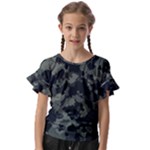 Camouflage, Pattern, Abstract, Background, Texture, Army Kids  Cut Out Flutter Sleeves