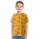 Cheese Texture Food Textures Kids  Sport Mesh T-Shirt