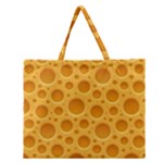 Cheese Texture Food Textures Zipper Large Tote Bag