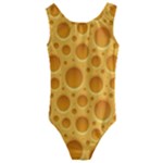 Cheese Texture Food Textures Kids  Cut-Out Back One Piece Swimsuit
