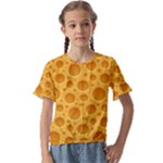 Cheese Texture Food Textures Kids  Cuff Sleeve Scrunch Bottom T-Shirt