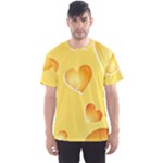 Cheese Texture, Macro, Food Textures, Slices Of Cheese Men s Sport Mesh T-Shirt