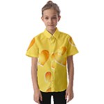 Cheese Texture, Macro, Food Textures, Slices Of Cheese Kids  Short Sleeve Shirt