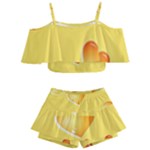 Cheese Texture, Macro, Food Textures, Slices Of Cheese Kids  Off Shoulder Skirt Bikini