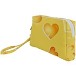 Cheese Texture, Macro, Food Textures, Slices Of Cheese Wristlet Pouch Bag (Small)