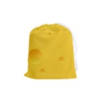 Cheese Texture, Yellow Backgronds, Food Textures, Slices Of Cheese Drawstring Pouch (Medium)