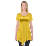 Cheese Texture, Yellow Backgronds, Food Textures, Slices Of Cheese Short Sleeve Tunic 