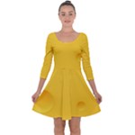 Cheese Texture, Yellow Backgronds, Food Textures, Slices Of Cheese Quarter Sleeve Skater Dress